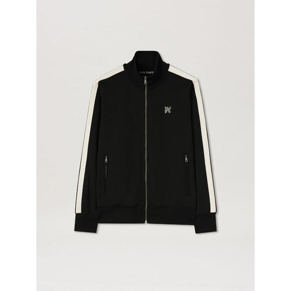 Palm Angels Monogram Track Jacket in Black Off White Men's/Unisex - Picture 1 of 12